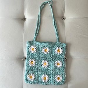 PULL&BEAR crochet tote bag